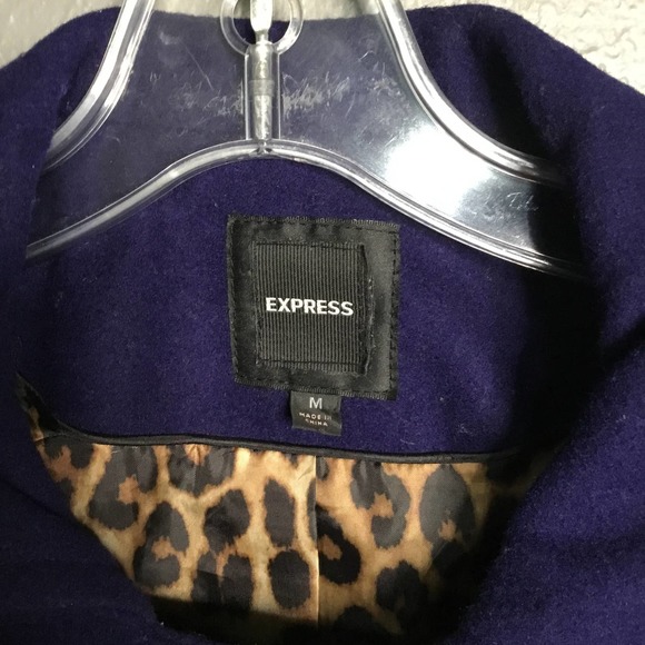 Express Wool Pea Coat - Picture 7 of 8